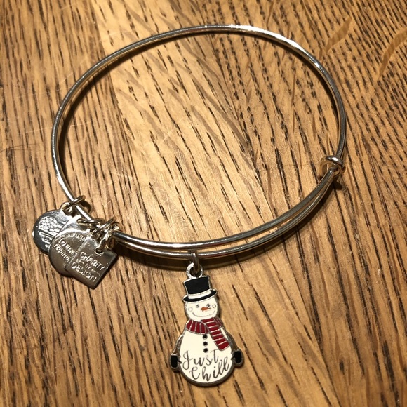 Alex and Ani Jewelry - Alex and Ani Snowman bangle